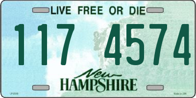 NH license plate 1174574
