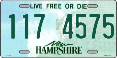 NH license plate 1174575