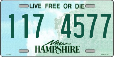 NH license plate 1174577