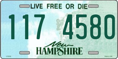 NH license plate 1174580