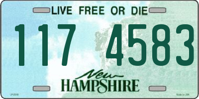 NH license plate 1174583