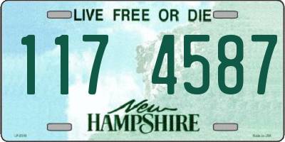 NH license plate 1174587