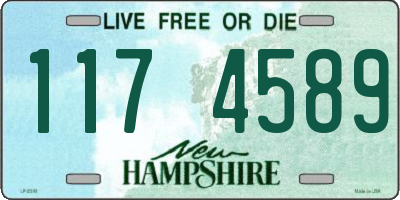 NH license plate 1174589