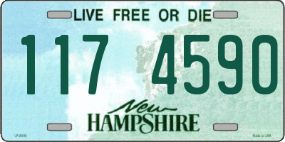 NH license plate 1174590