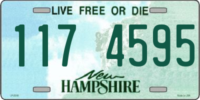 NH license plate 1174595