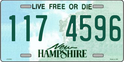 NH license plate 1174596