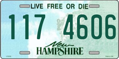 NH license plate 1174606
