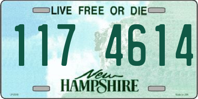 NH license plate 1174614