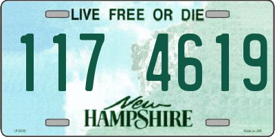 NH license plate 1174619