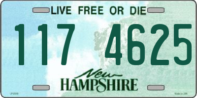 NH license plate 1174625