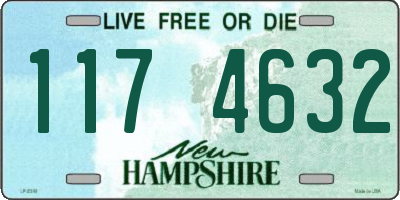 NH license plate 1174632