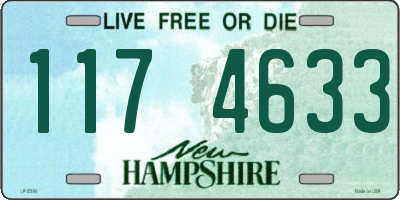 NH license plate 1174633