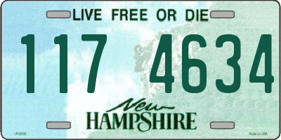 NH license plate 1174634