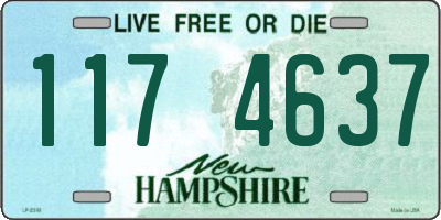NH license plate 1174637