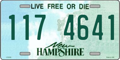 NH license plate 1174641