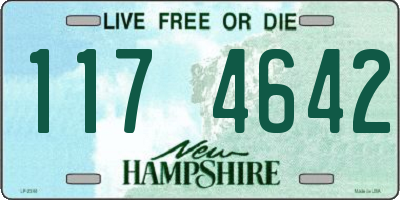 NH license plate 1174642