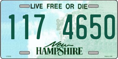NH license plate 1174650