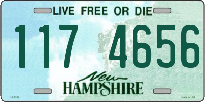 NH license plate 1174656