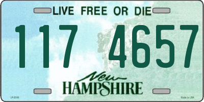 NH license plate 1174657