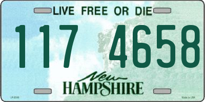 NH license plate 1174658