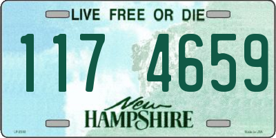 NH license plate 1174659
