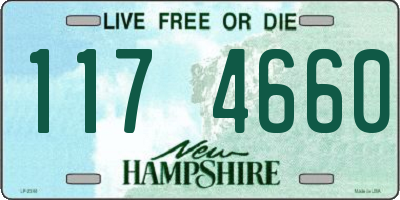 NH license plate 1174660