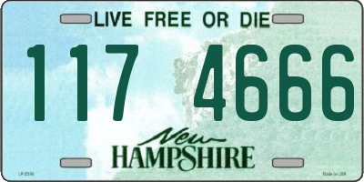 NH license plate 1174666