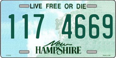NH license plate 1174669