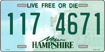 NH license plate 1174671