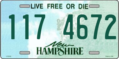 NH license plate 1174672