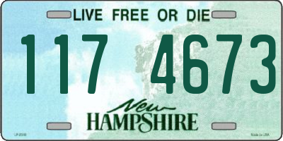 NH license plate 1174673