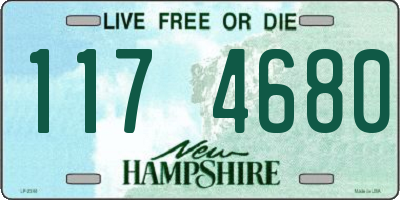 NH license plate 1174680