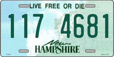 NH license plate 1174681