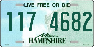 NH license plate 1174682
