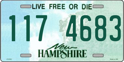NH license plate 1174683