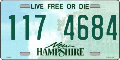 NH license plate 1174684