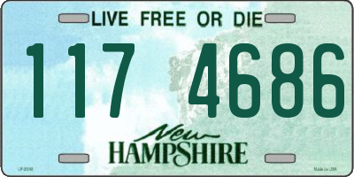 NH license plate 1174686
