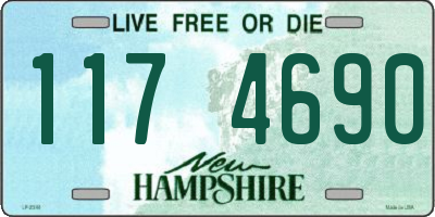 NH license plate 1174690