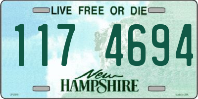 NH license plate 1174694