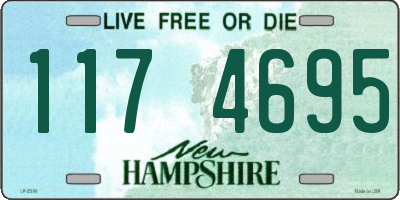 NH license plate 1174695
