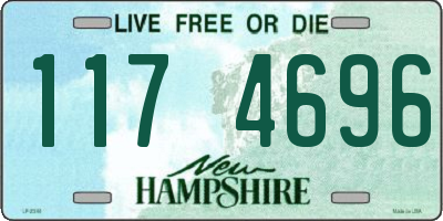 NH license plate 1174696