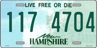 NH license plate 1174704