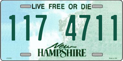 NH license plate 1174711