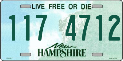 NH license plate 1174712