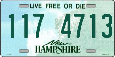 NH license plate 1174713