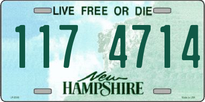 NH license plate 1174714