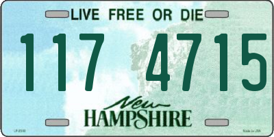 NH license plate 1174715