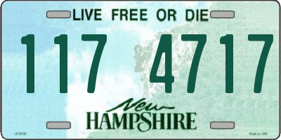 NH license plate 1174717