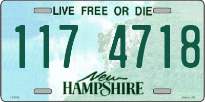 NH license plate 1174718