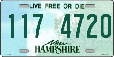NH license plate 1174720
